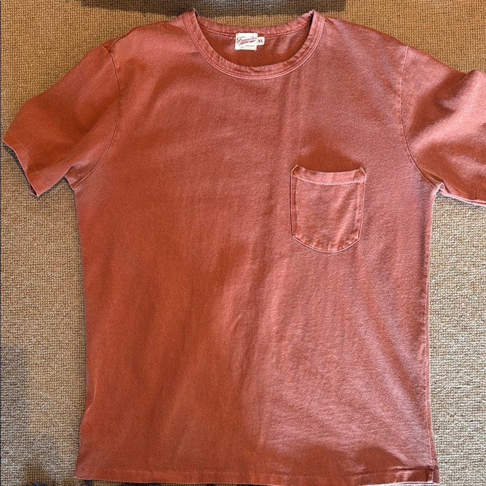 Men's Freenote Cloth Rust Knit T-Shirt